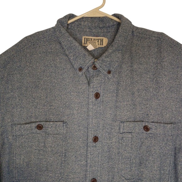 Duluth Trading Co Other - Duluth Trading Kennesaw Shirt Mens 2XL Blue Relaxed Fit Long Sleeve Soft Flannel